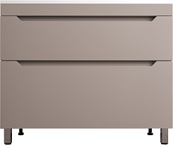 Style Line Тумба с раковиной Остин 100 тауп темный – фотография-1